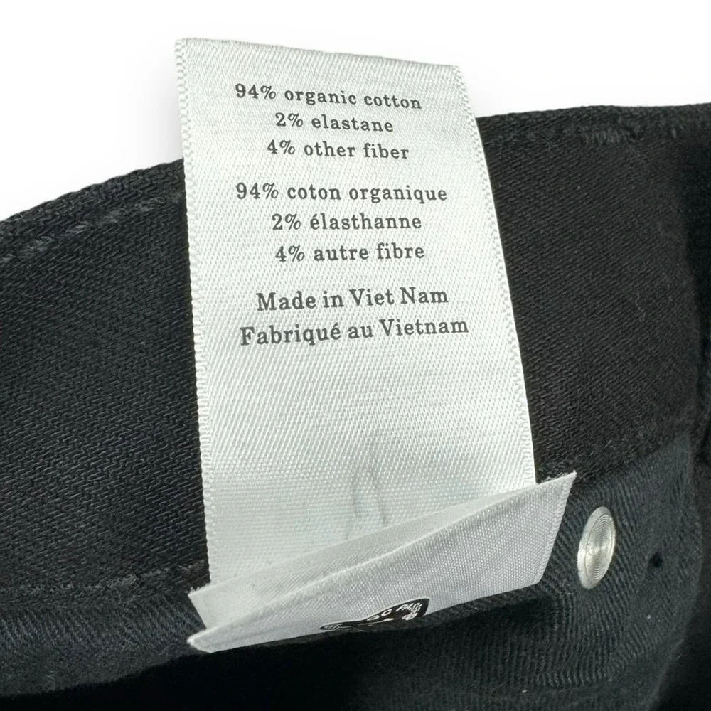 Everlane Uniform Men's The Slim 4-Way Stretch Jean 32x34 Black Organic